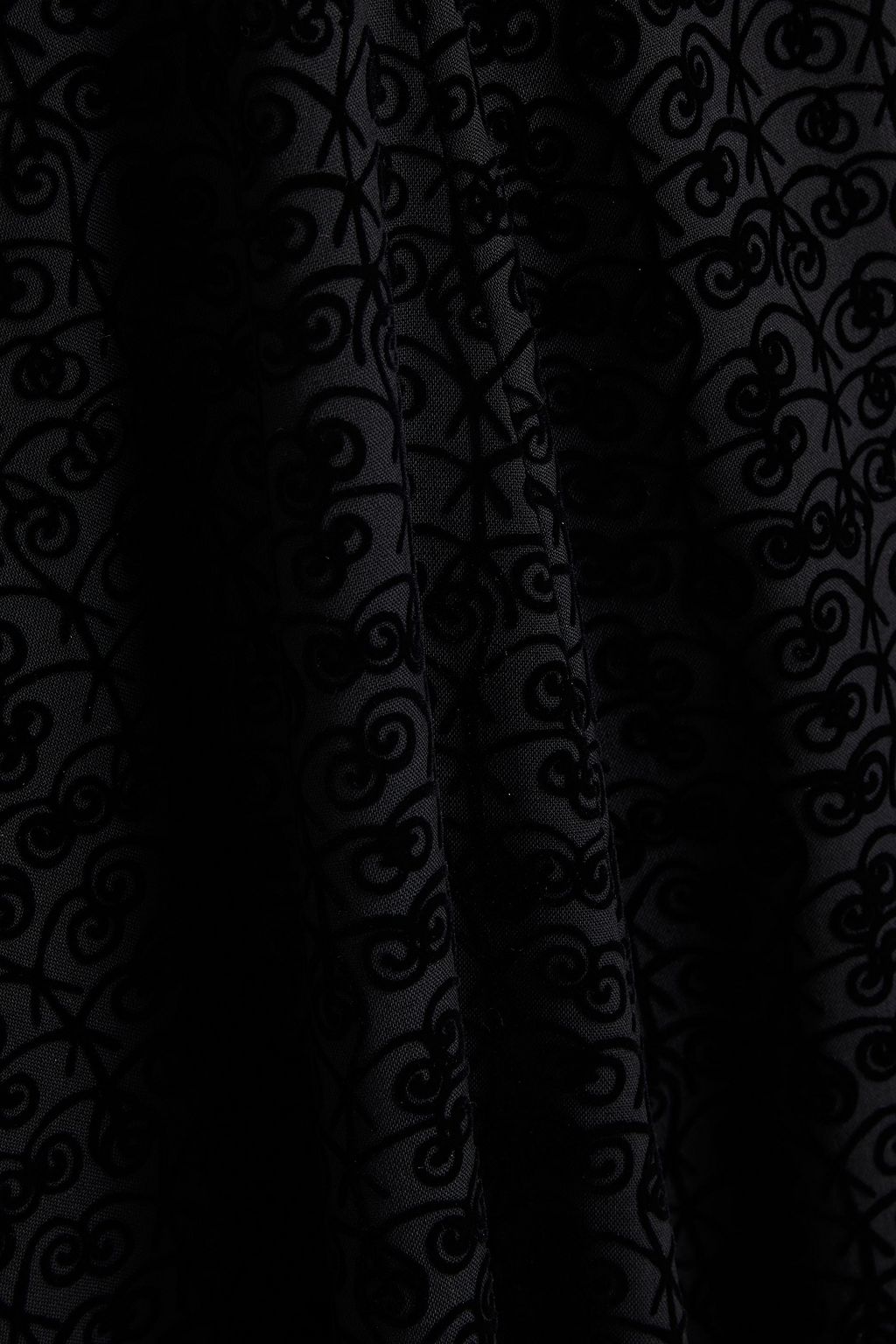 ALAÏA Flocked wool maxi dress