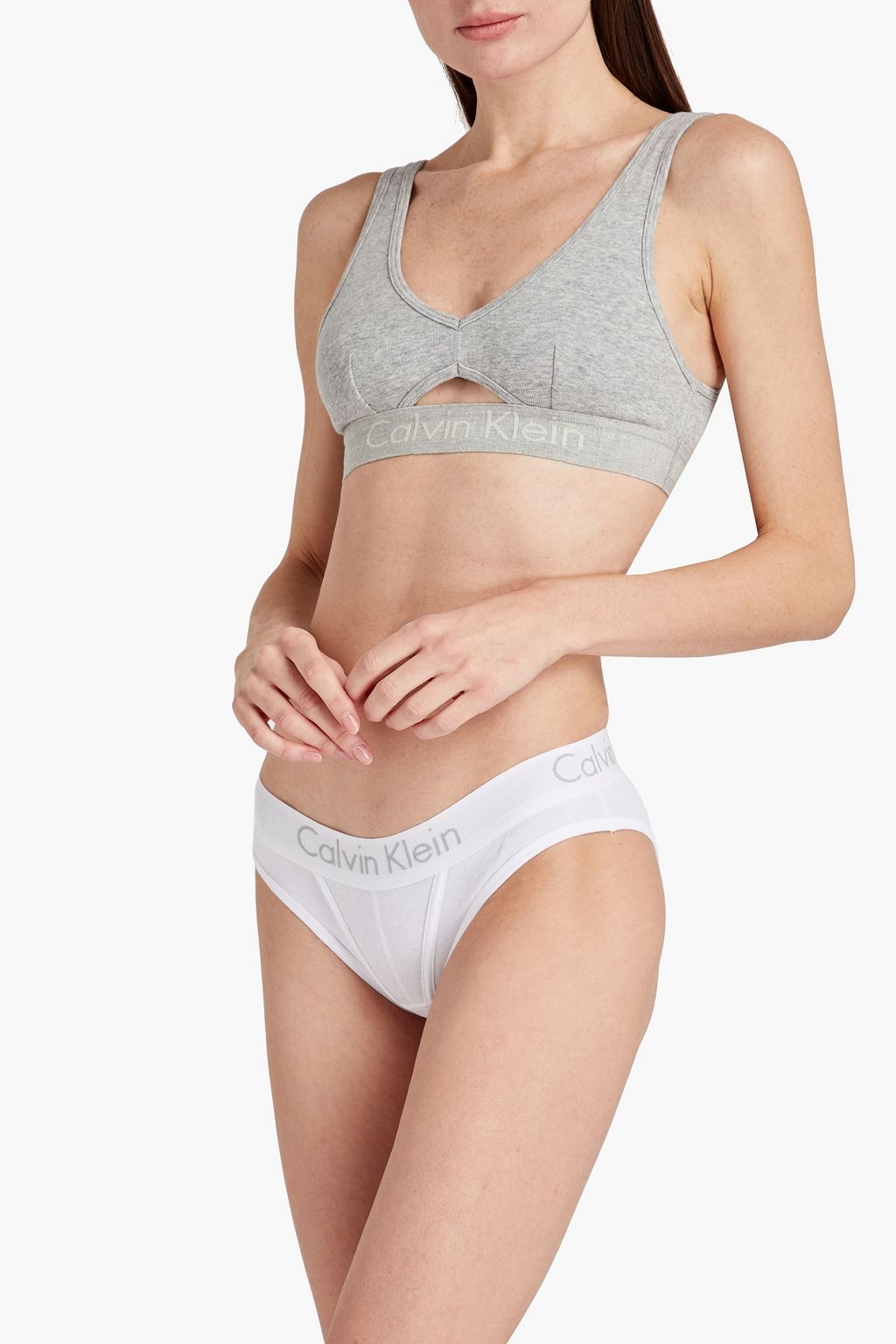 CALVIN KLEIN Cotton-jersey low-rise briefs