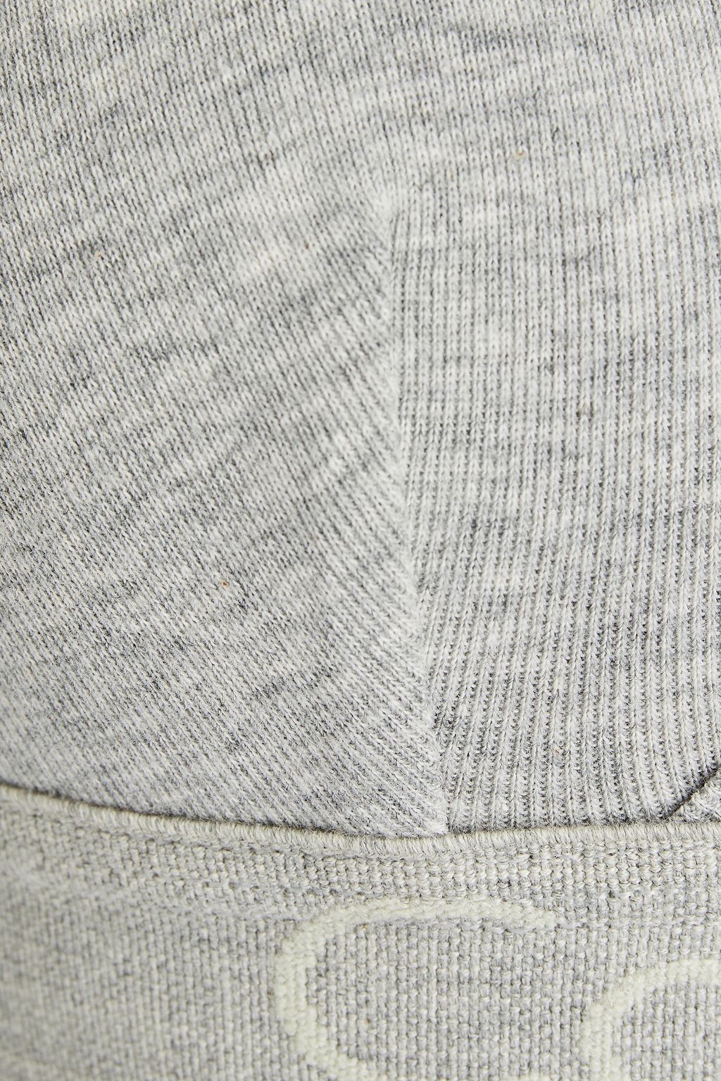 CALVIN KLEIN Cutout mélange cotton-jersey sports bra