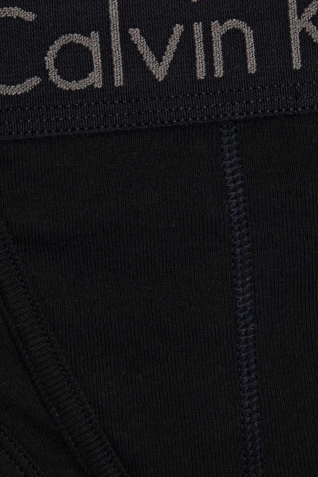 CALVIN KLEIN Cotton-jersey mid-rise thong