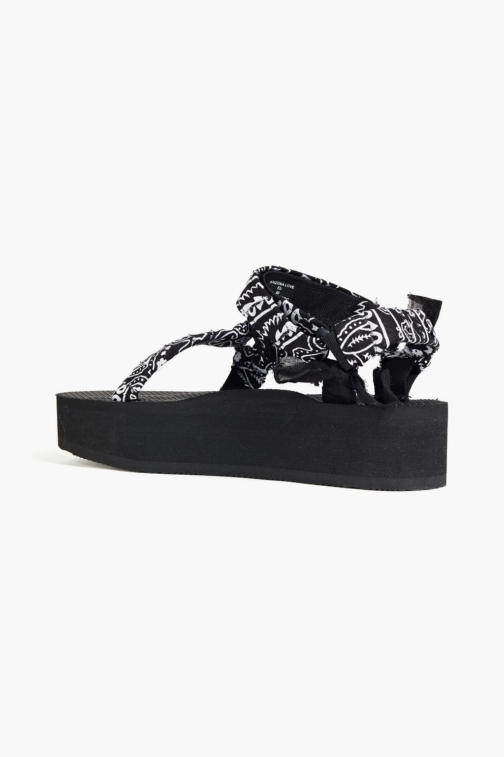 ARIZONA LOVE Trekky printed canvas platform sandals