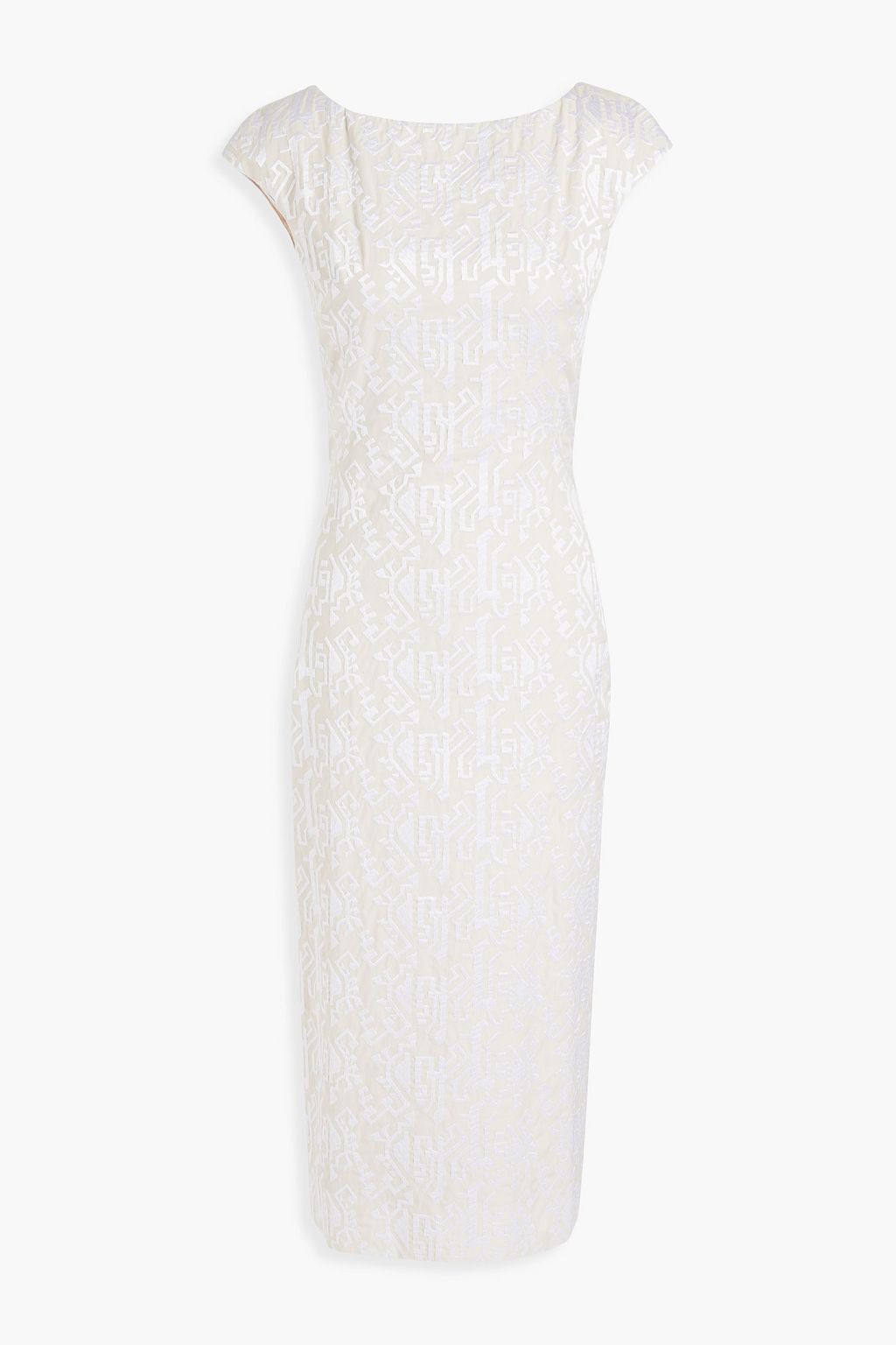 Stella — Hand-Embroidered Cotton Poplin Dress