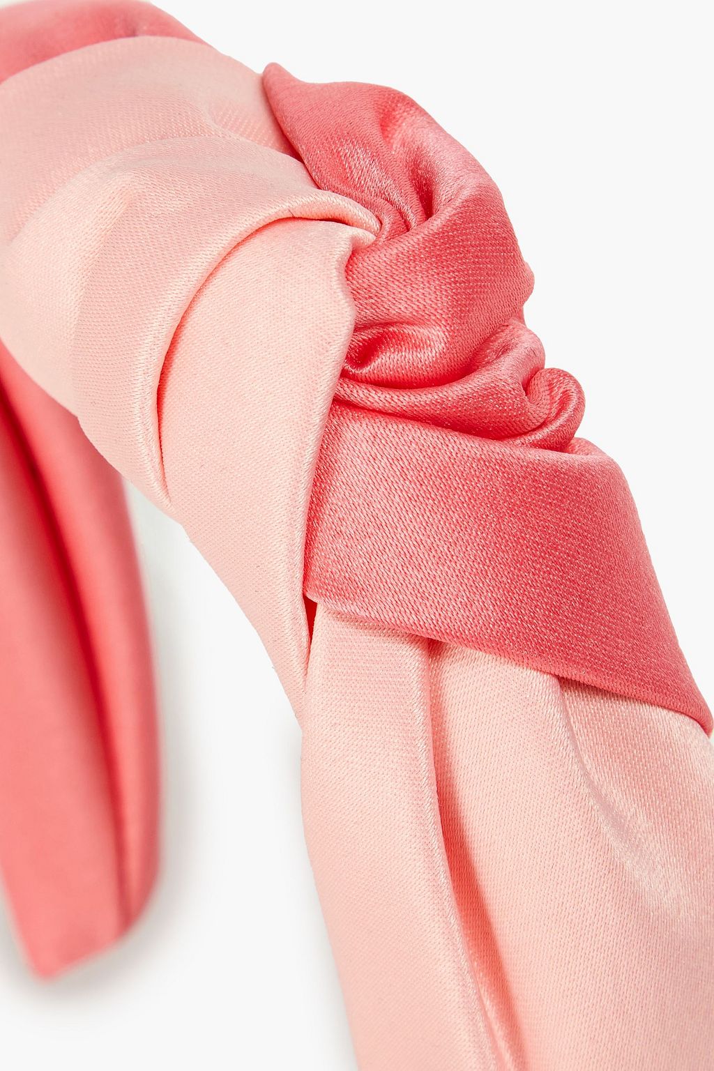 EUGENIA KIM Karyn knotted two-tone satin headband
