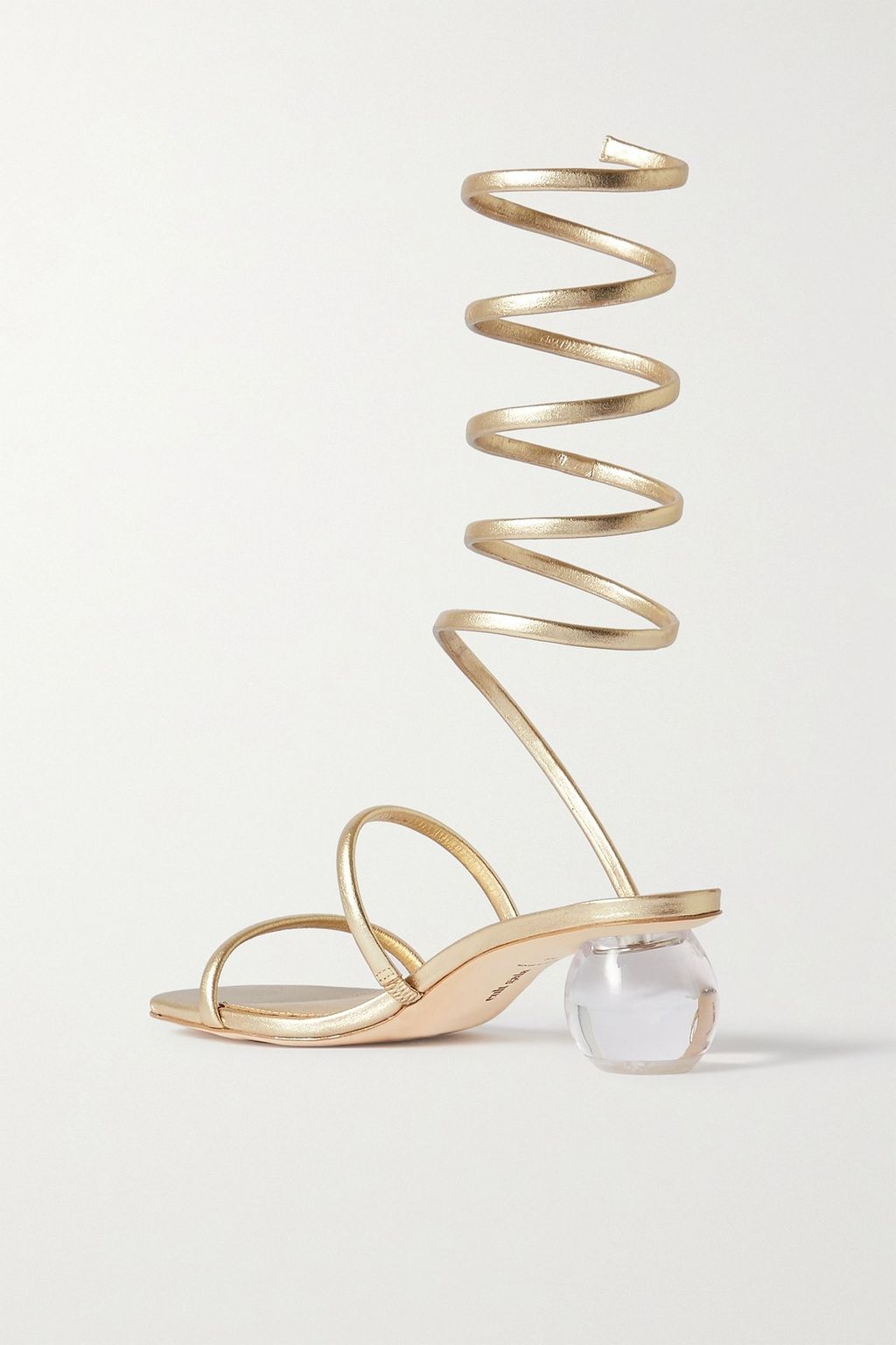 CULT GAIA Freya metallic leather sandals