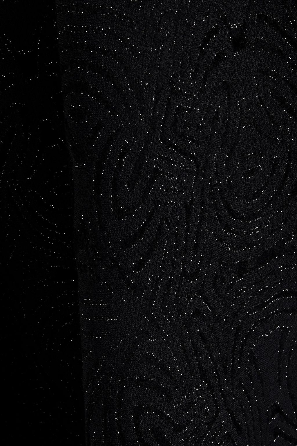 ALAÏA Metallic jacquard-knit mini dress