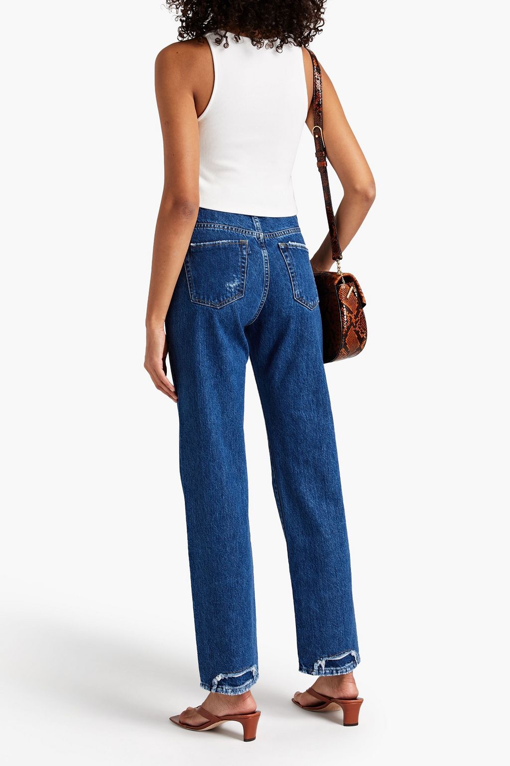 3X1 NYC Ribbed jersey top