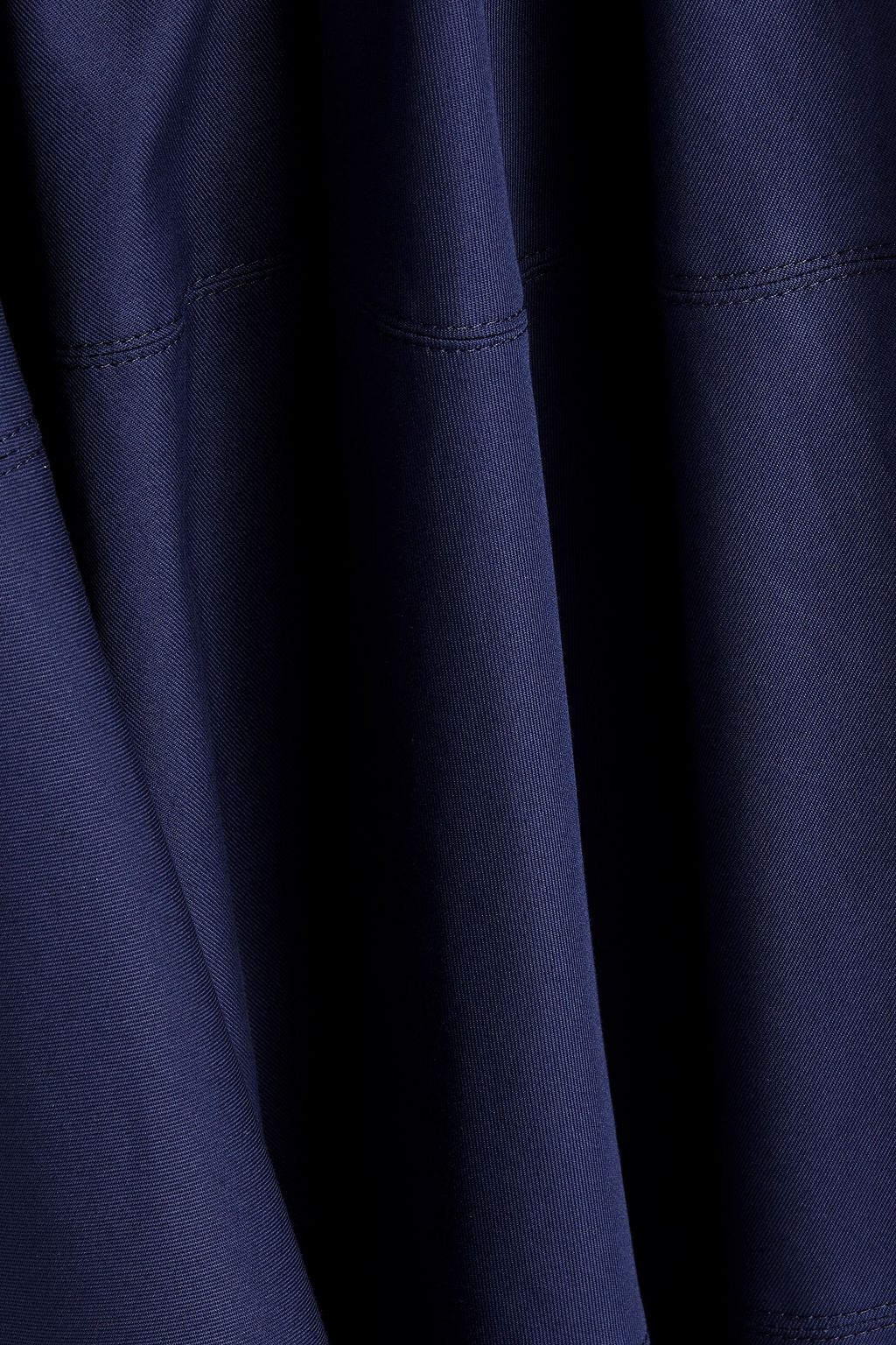ALAÏA Flared cotton-twill dress