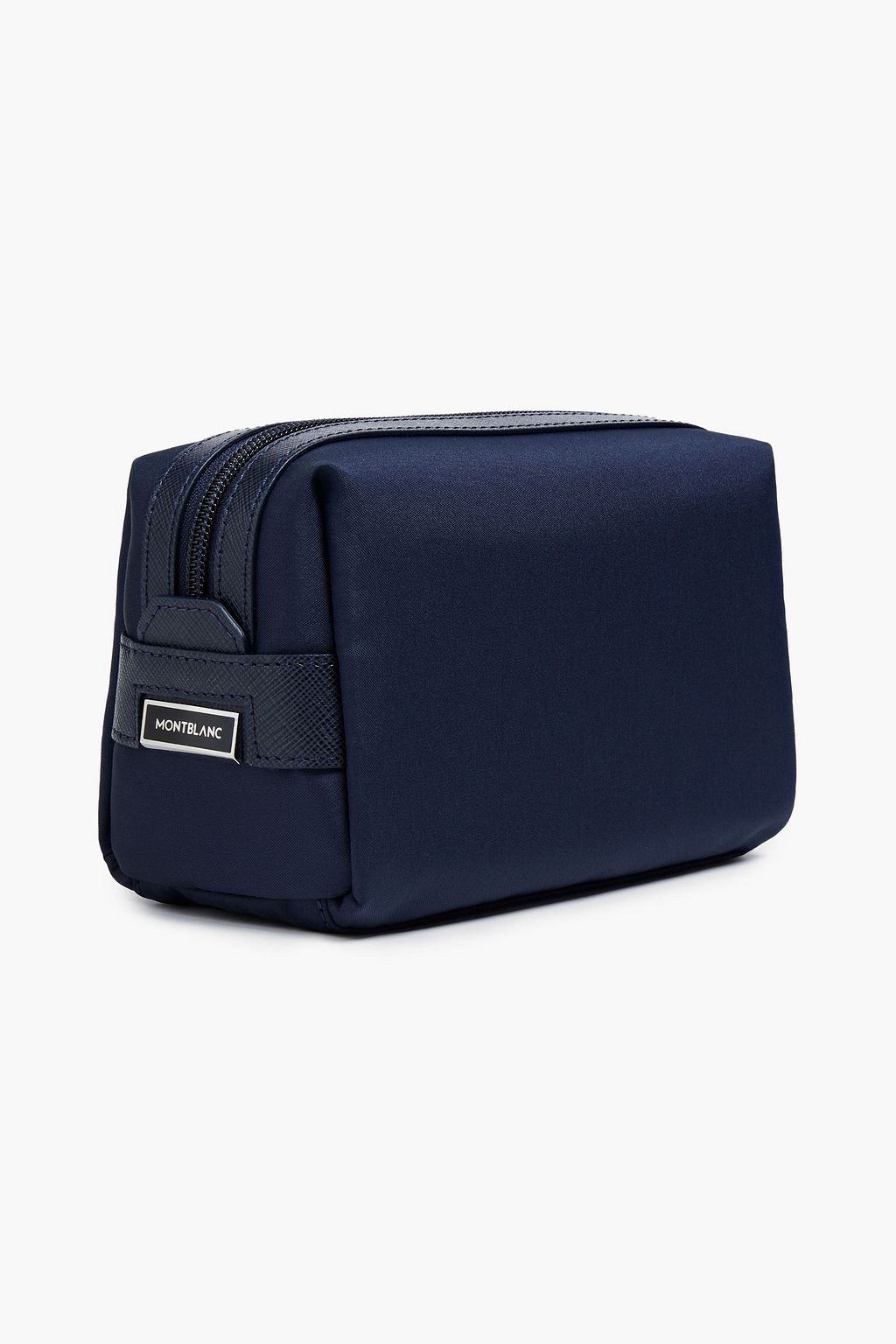 MONTBLANC Textured-leather and shell pouch