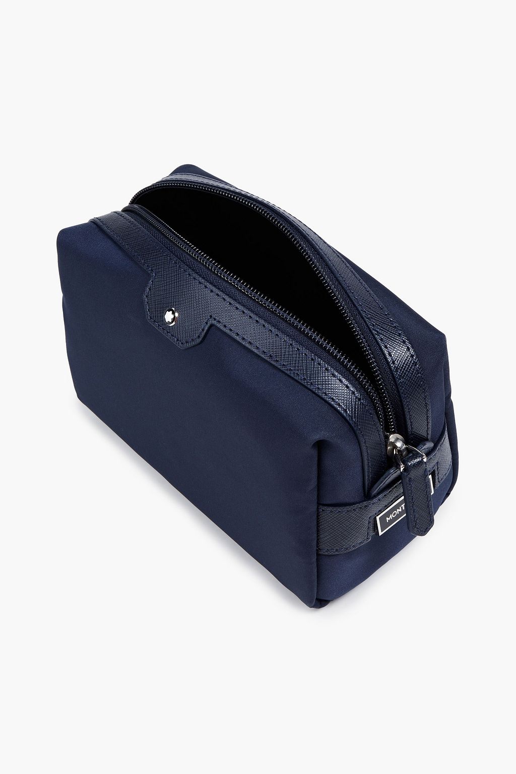 MONTBLANC Textured-leather and shell pouch