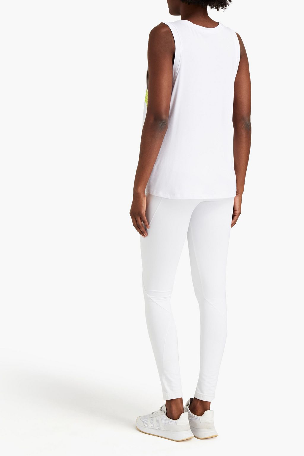 KORAL Skyline Brisa mesh-paneled modal-blend jersey tank