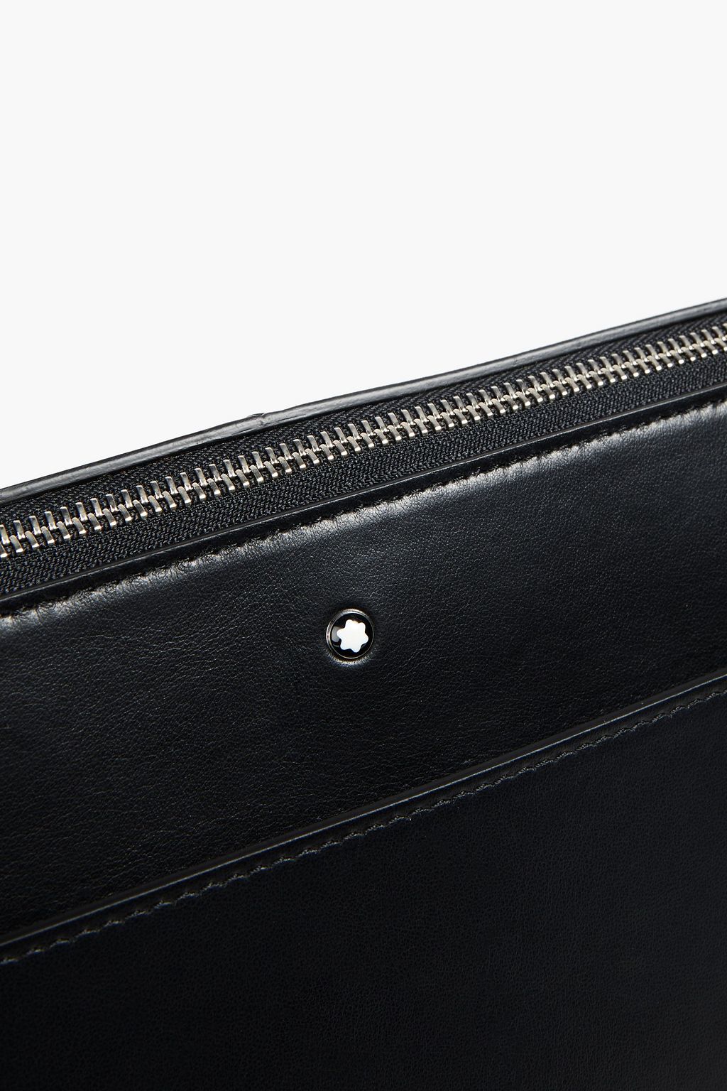 MONTBLANC Pebbled-leather laptop case