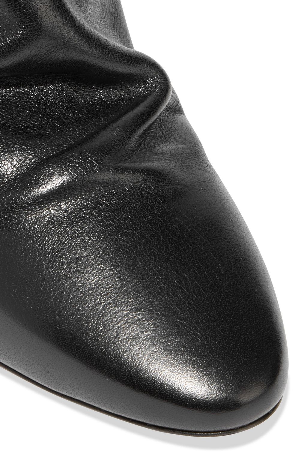 ISABEL MARANT Doey gathered leather ankle boots