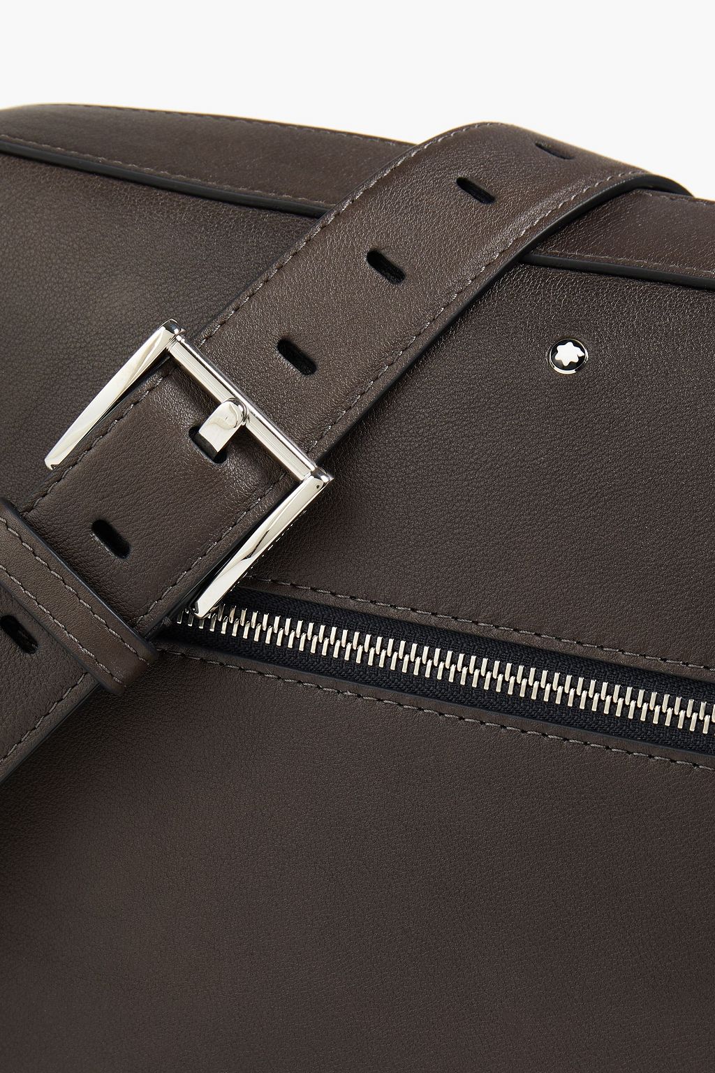 MONTBLANC Pebbled-leather messenger bag