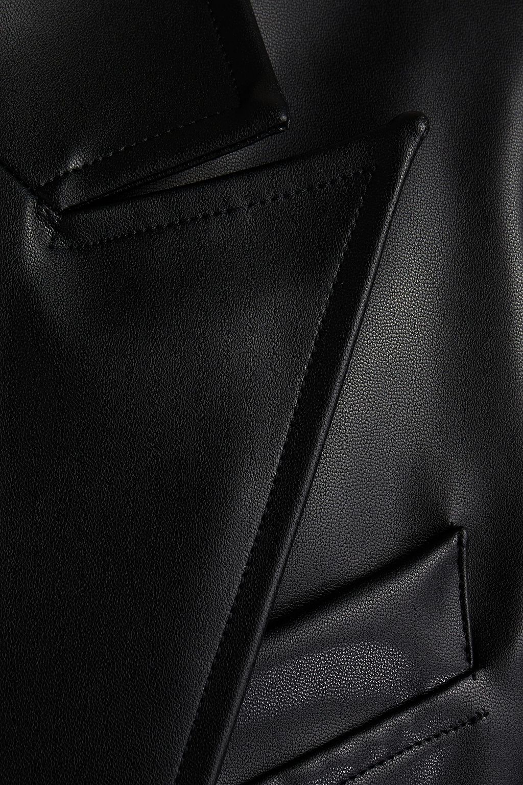 BITE STUDIOS Faux leather blazer