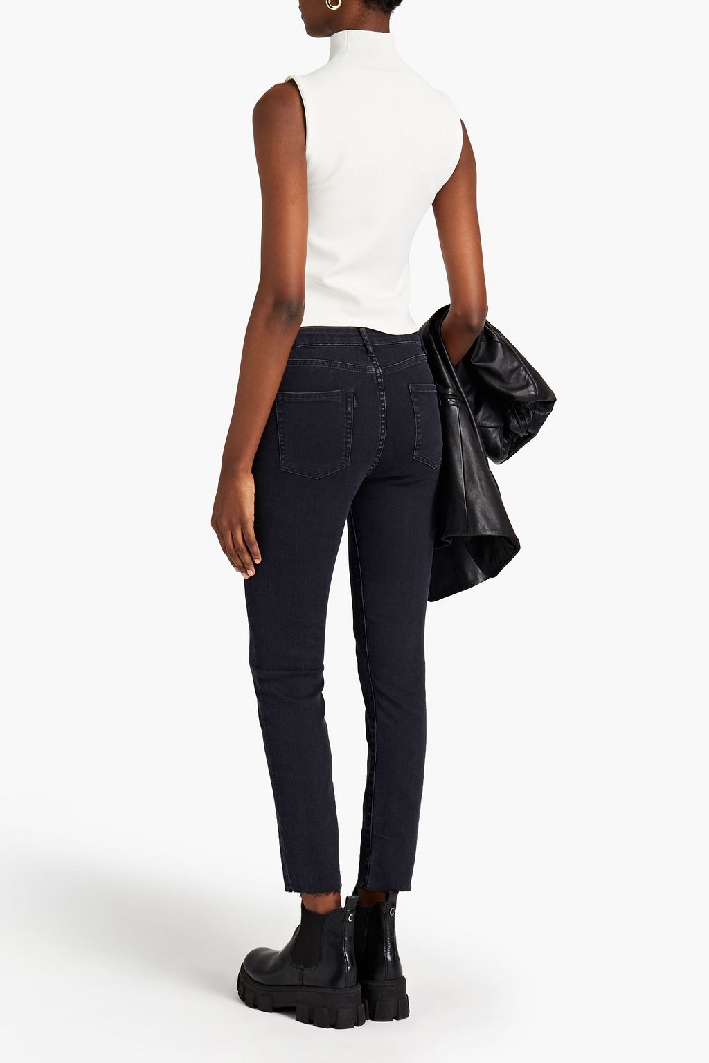 3X1 NYC Cropped mid-rise skinny jeans