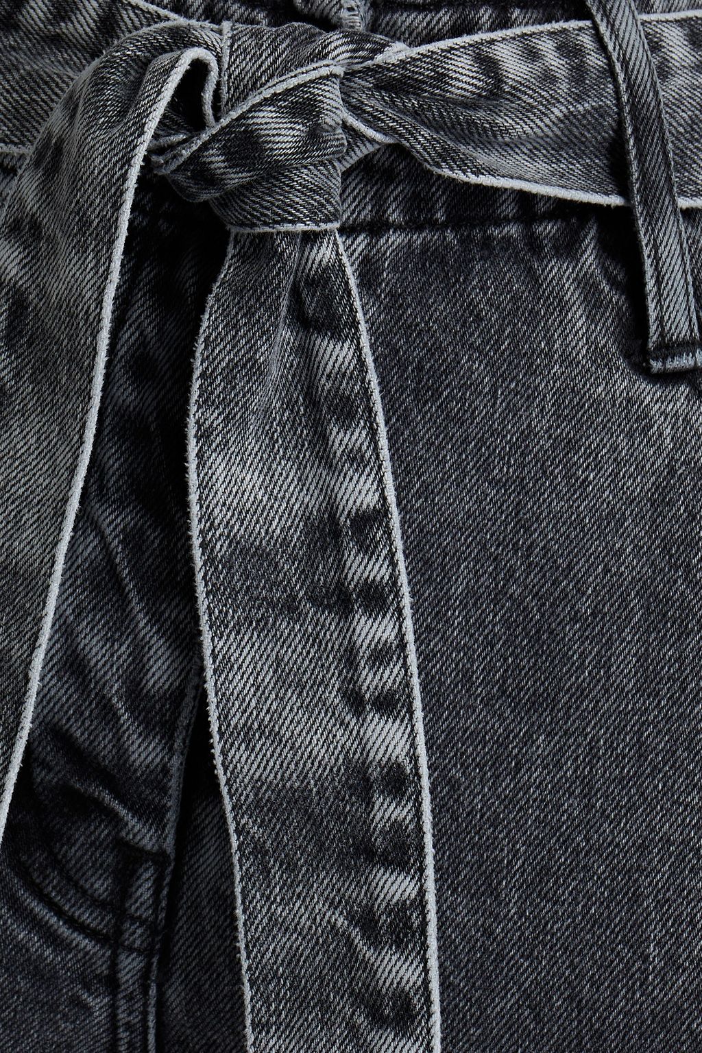 3X1 NYC Nellie belted high-rise tapered jeans