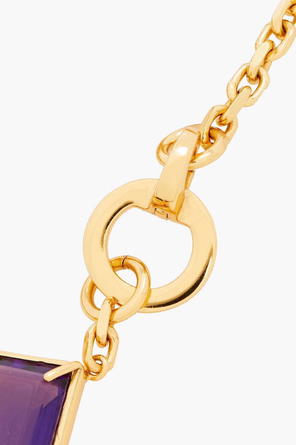 CORNELIA WEBB 24-karat gold-plated amethyst bracelet