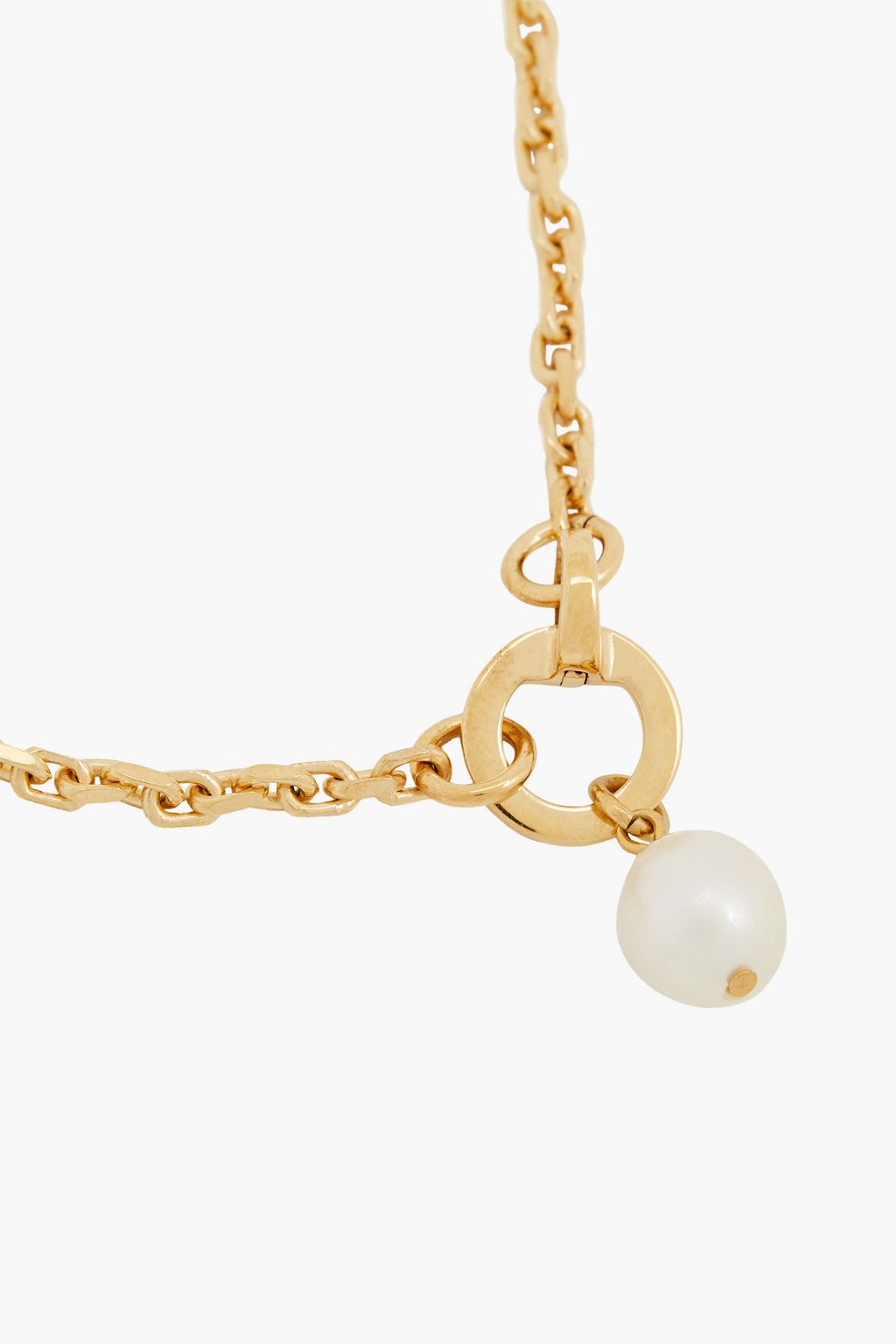 CORNELIA WEBB Gold-plated pearl necklace
