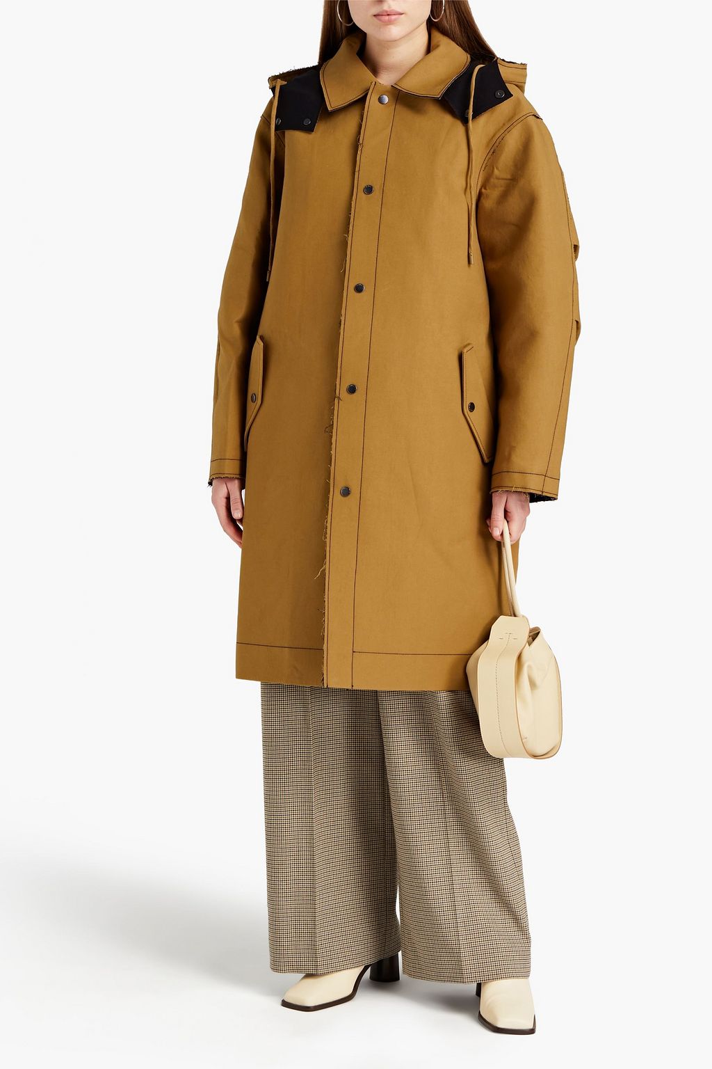 REJINA PYO Cotton hooded coat