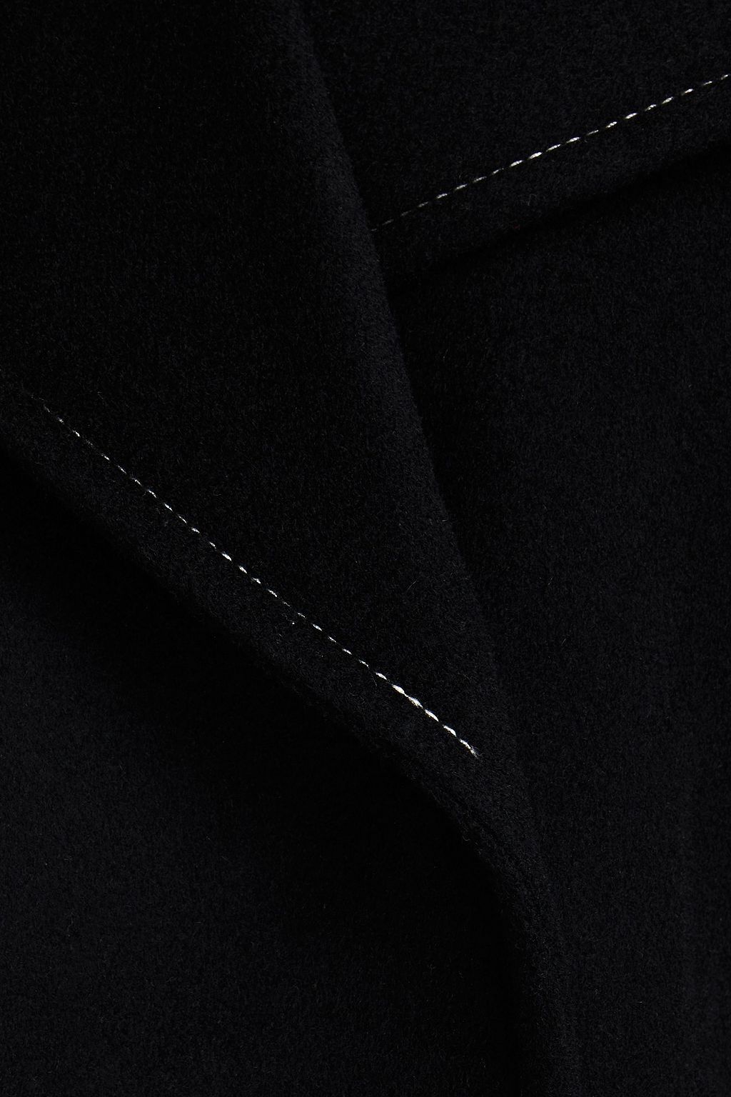 REJINA PYO Simone button-detailed wool-blend felt coat