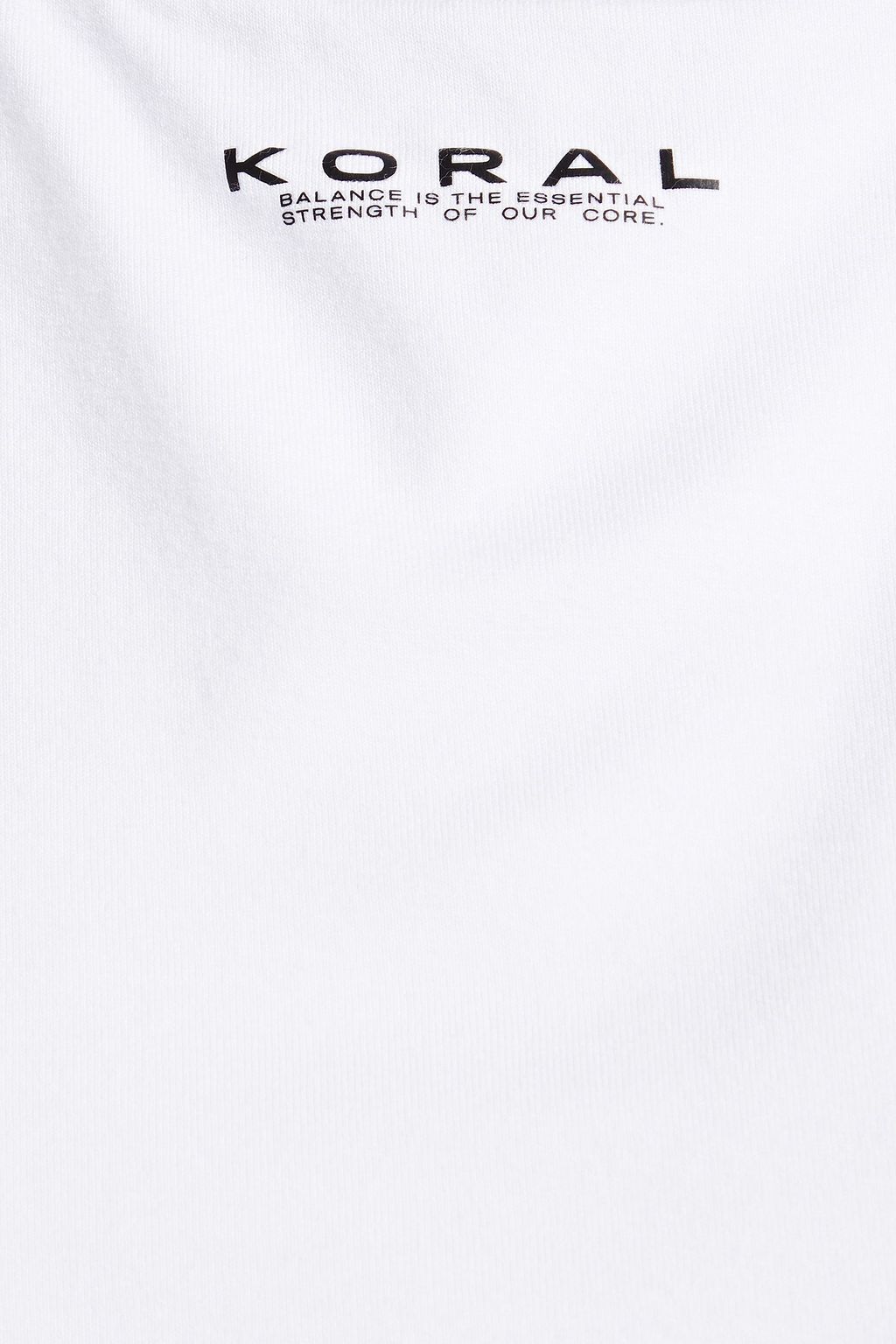KORAL Sweven Brisa cropped jersey and mesh tank