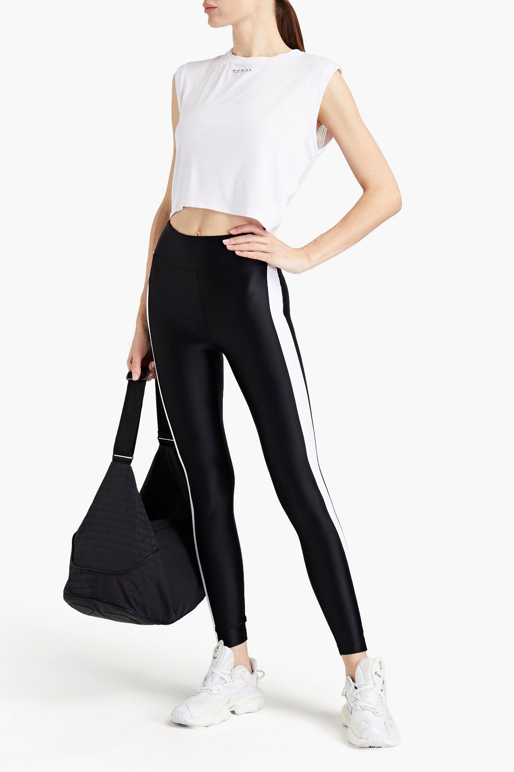 KORAL Sweven Brisa cropped jersey and mesh tank