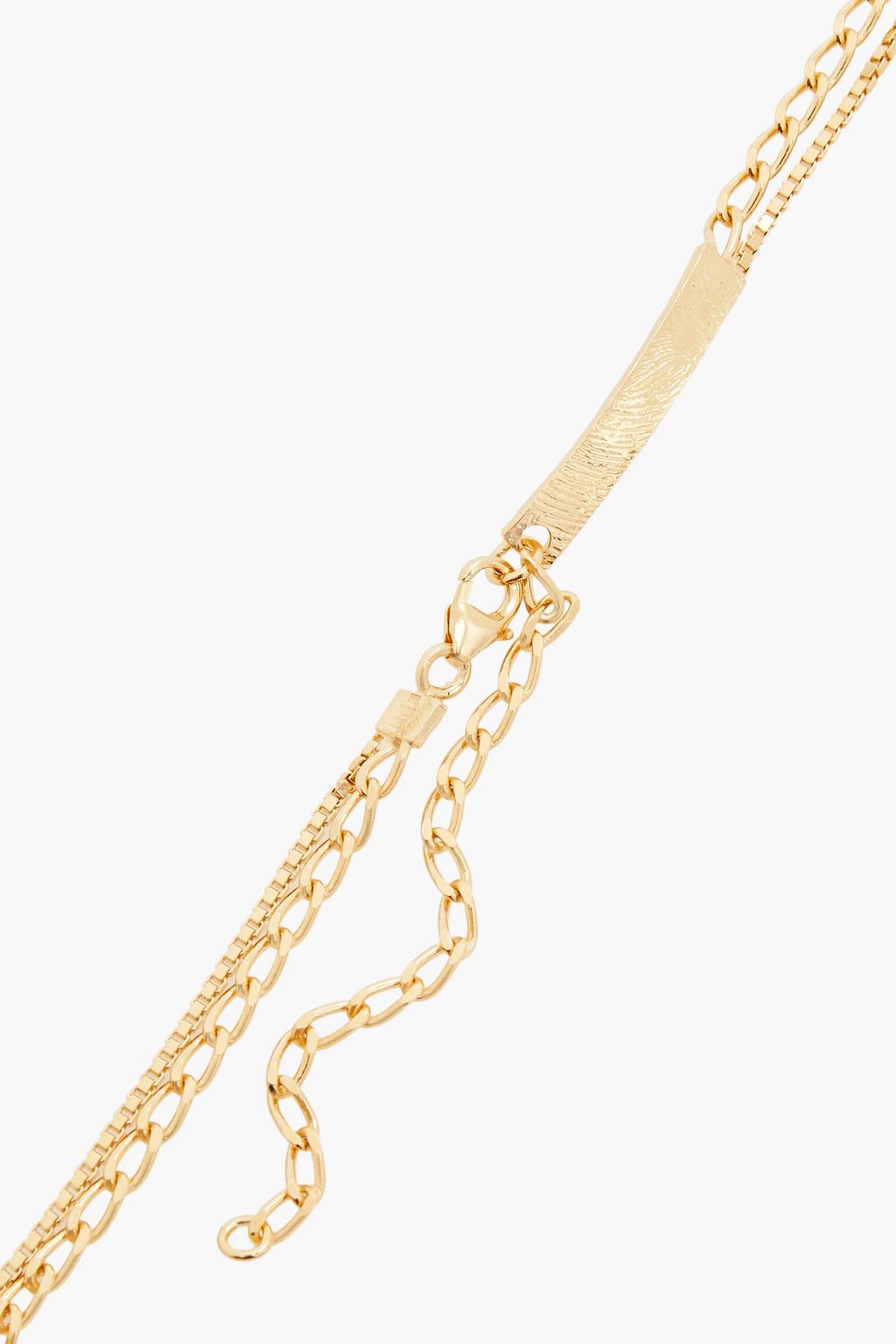 CORNELIA WEBB 24-karat gold-plated quartz necklace