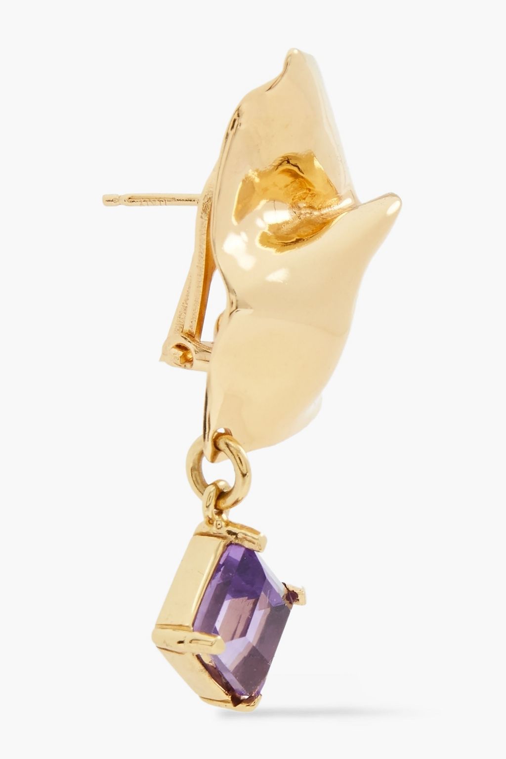 CORNELIA WEBB Silver-plated quartz earrings