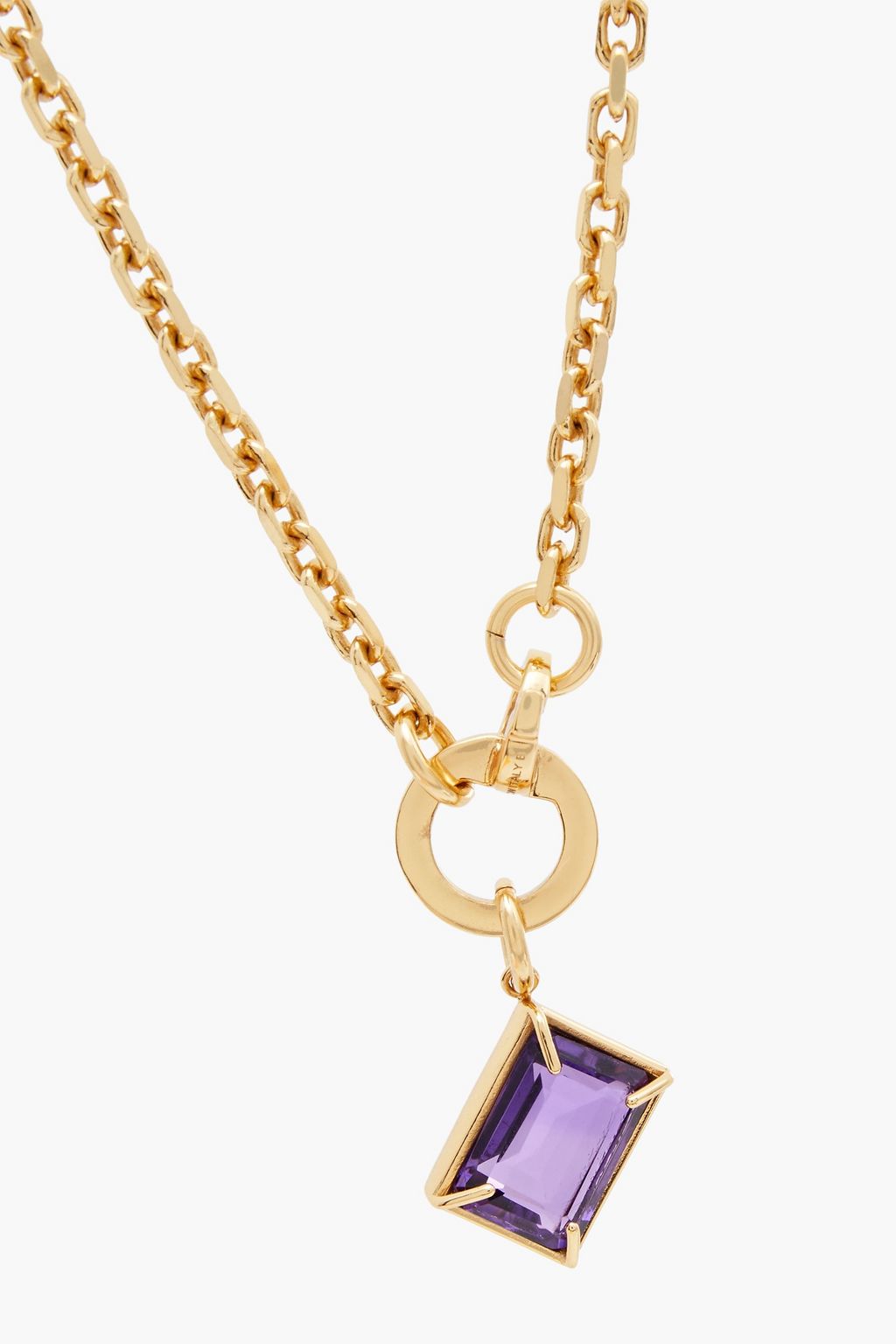 CORNELIA WEBB 24-karat gold-plated amethyst necklace