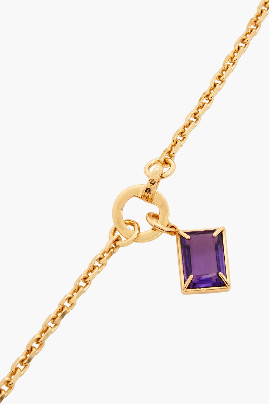 CORNELIA WEBB 24-karat gold-plated amethyst necklace
