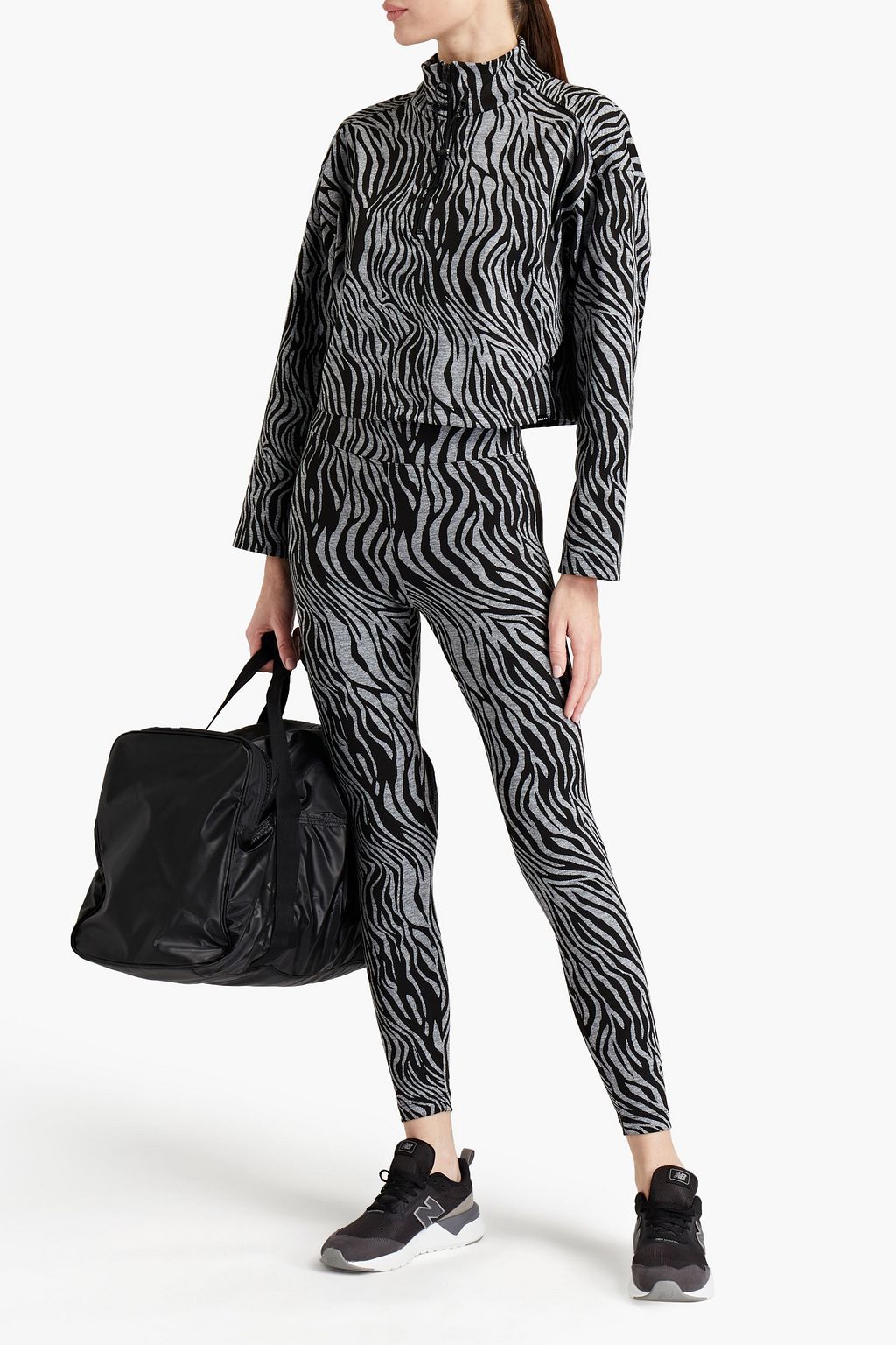 KORAL Drive zebra-print stretch leggings