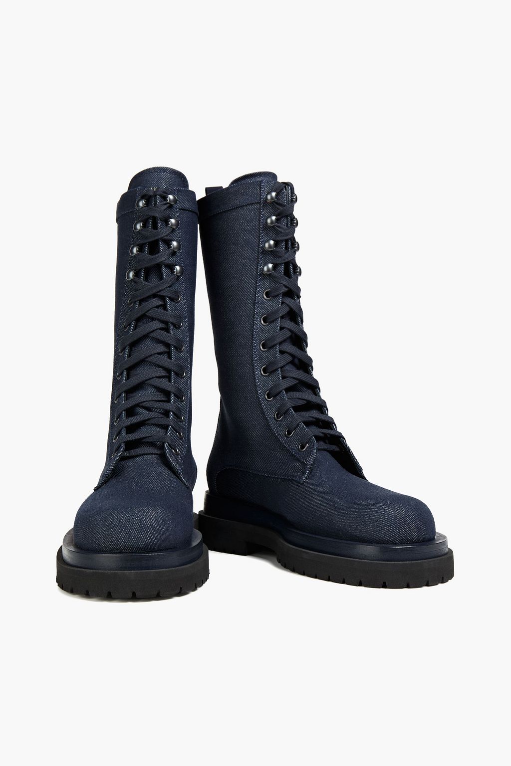 MAGDA BUTRYM Denim combat boots