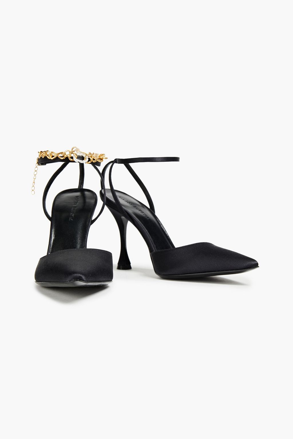 MAGDA BUTRYM Embellished satin pumps