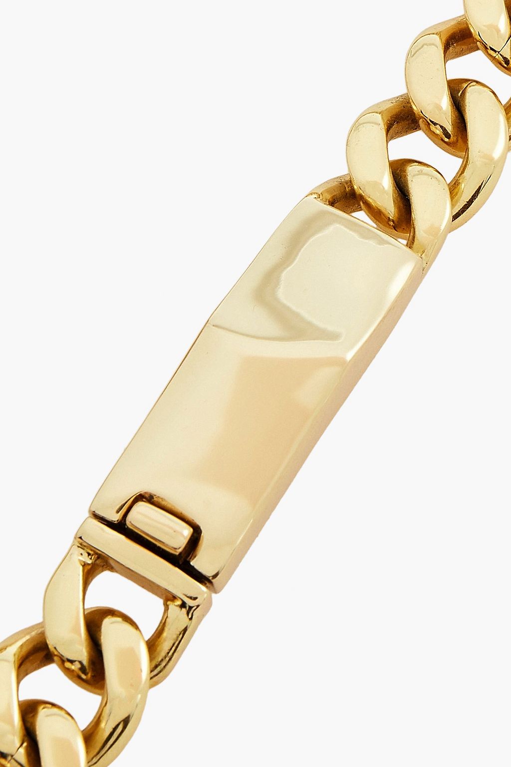 CORNELIA WEBB 24-karat gold-plated, amethyst and mother-of-pearl bracelet