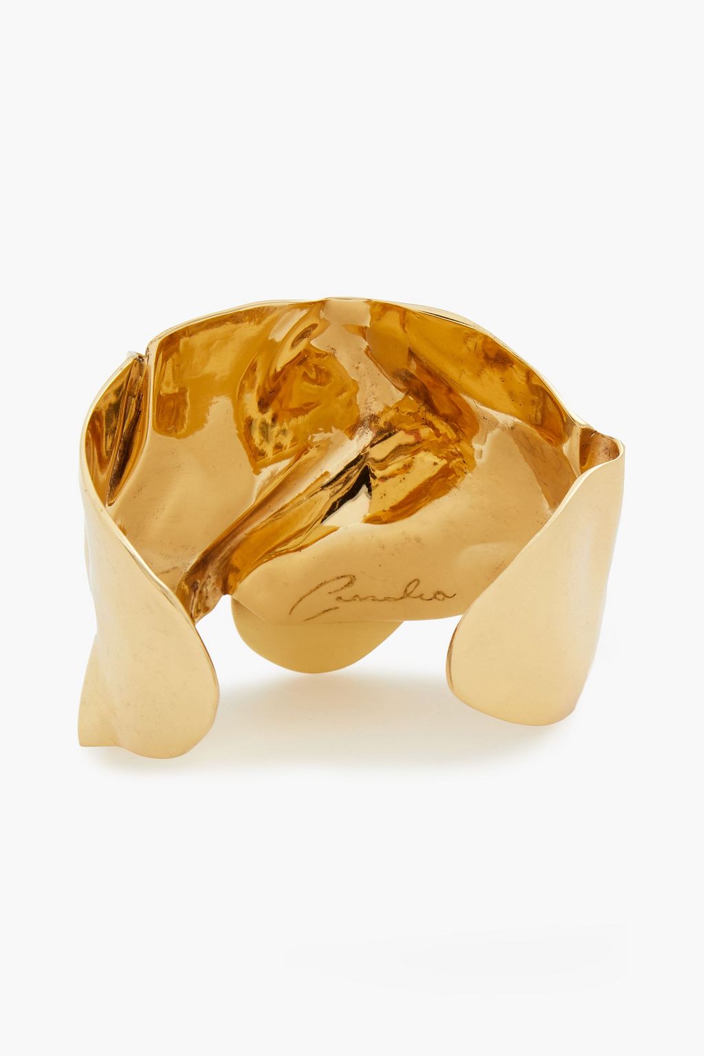 CORNELIA WEBB Hammered silver-plated shell cuff