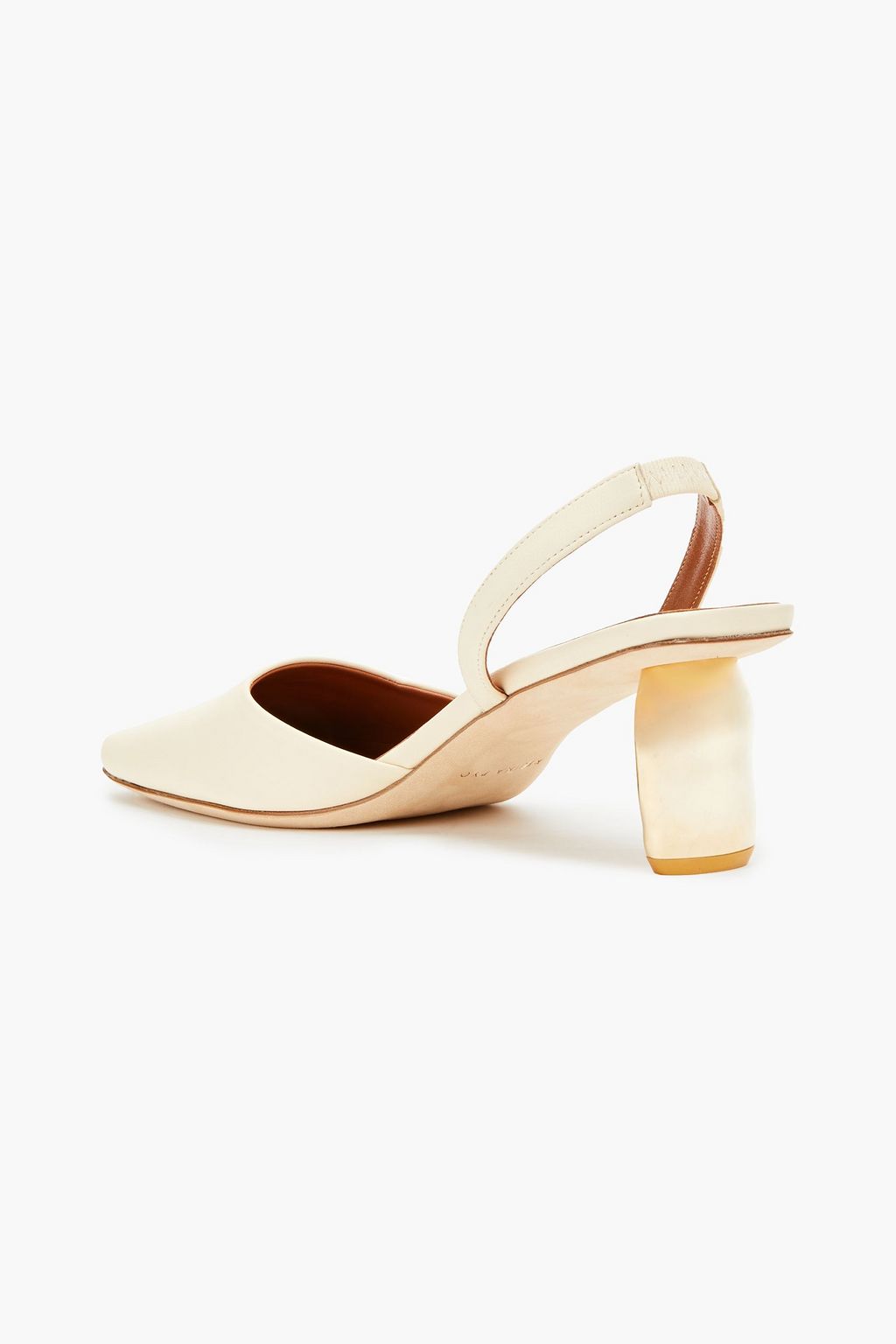 REJINA PYO Luna 60 leather slingback pumps