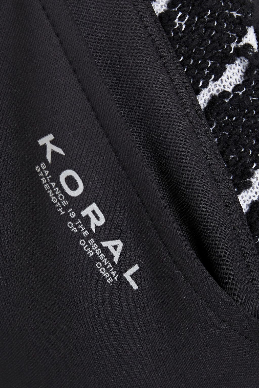 KORAL Brink stretch-jersey and jacquard track pants