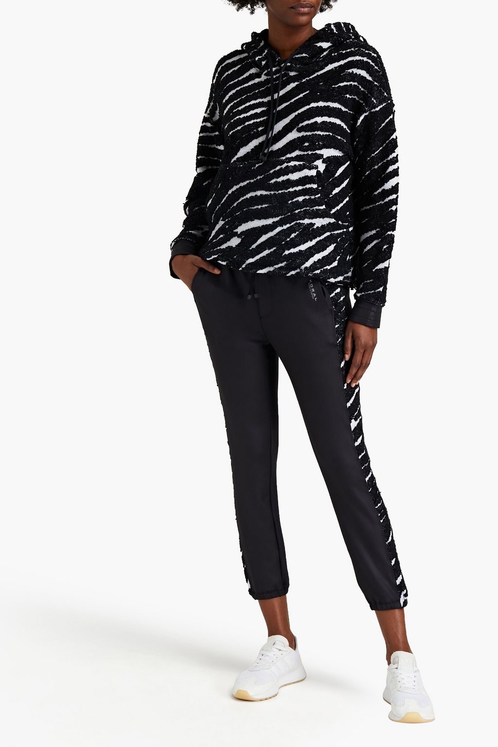 KORAL Brink stretch-jersey and jacquard track pants