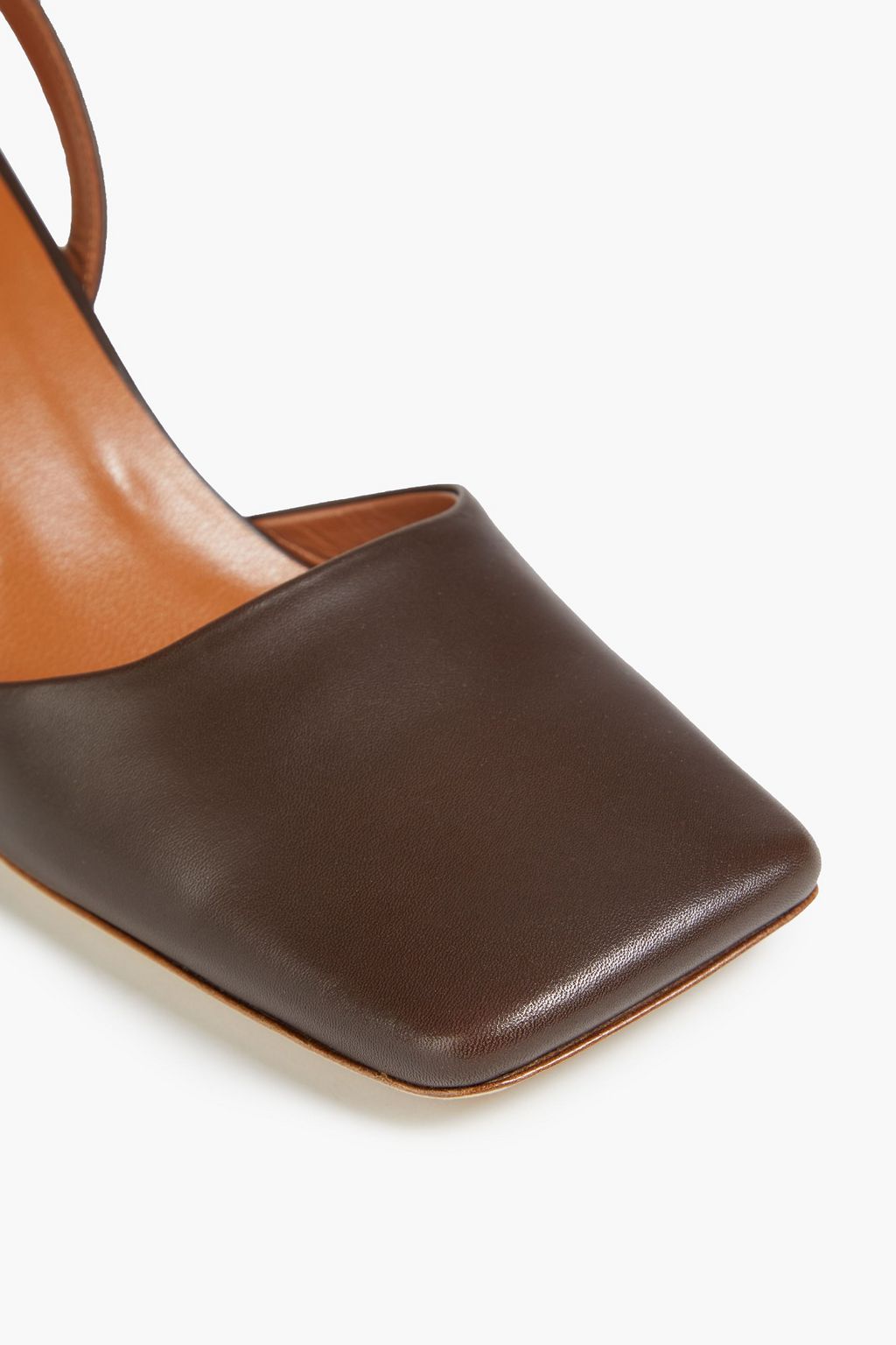 REJINA PYO Luna 60 leather slingback pumps
