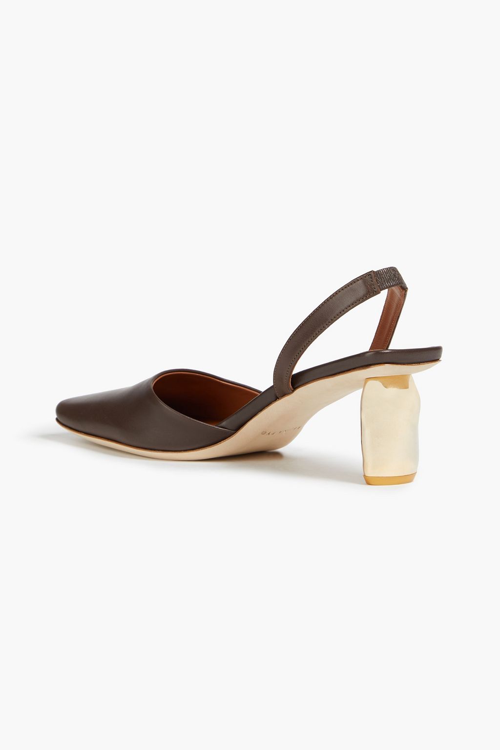REJINA PYO Luna 60 leather slingback pumps