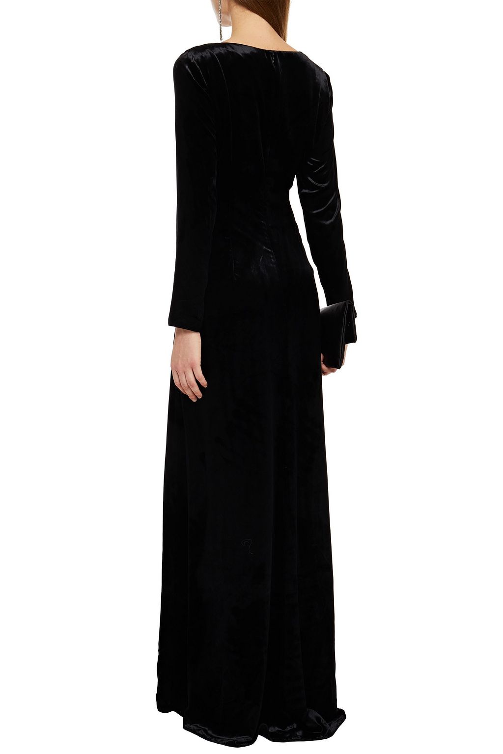 VALENTINO GARAVANI Embellished velvet gown