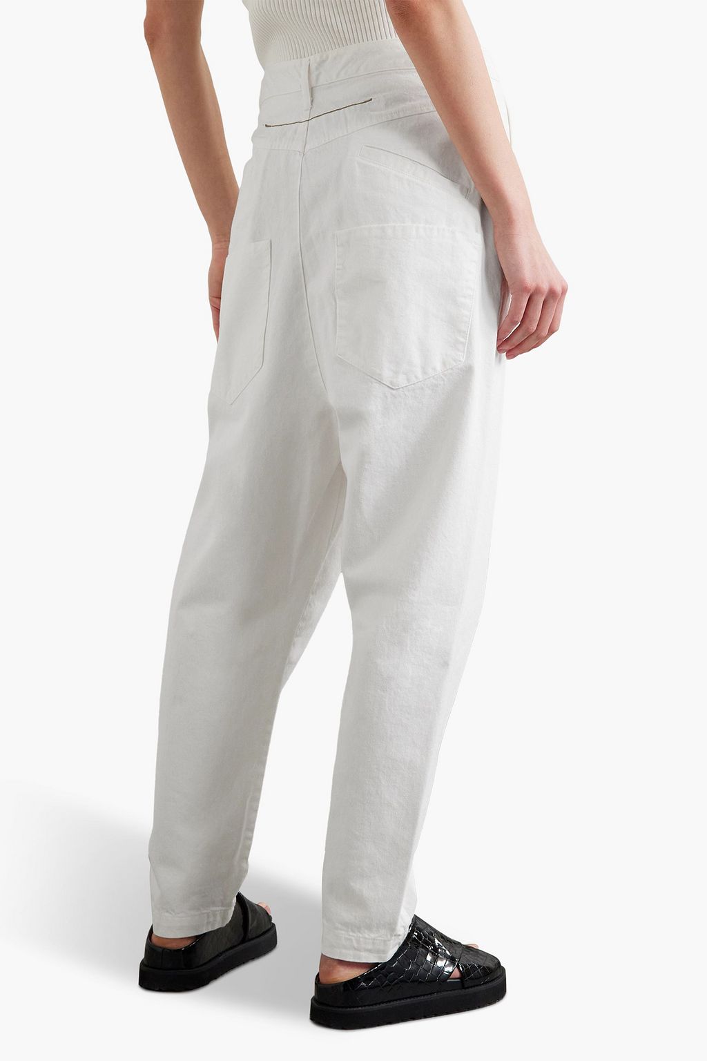 BASSIKE Super Lo Karottenhose aus Baumwoll-Twill