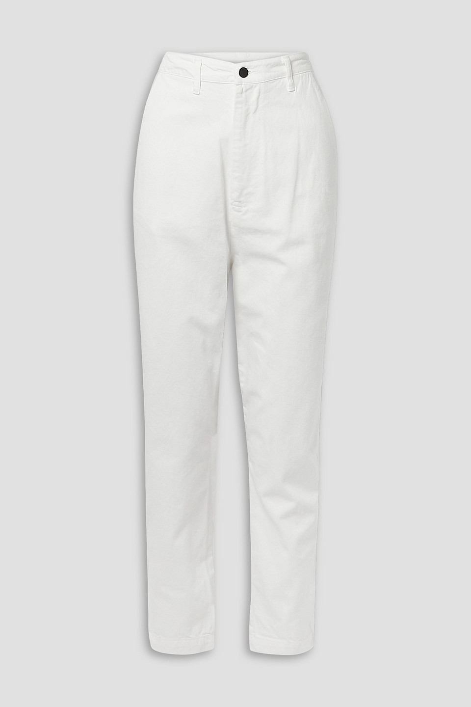 Bassike Super Lo cotton-twill tapered pants