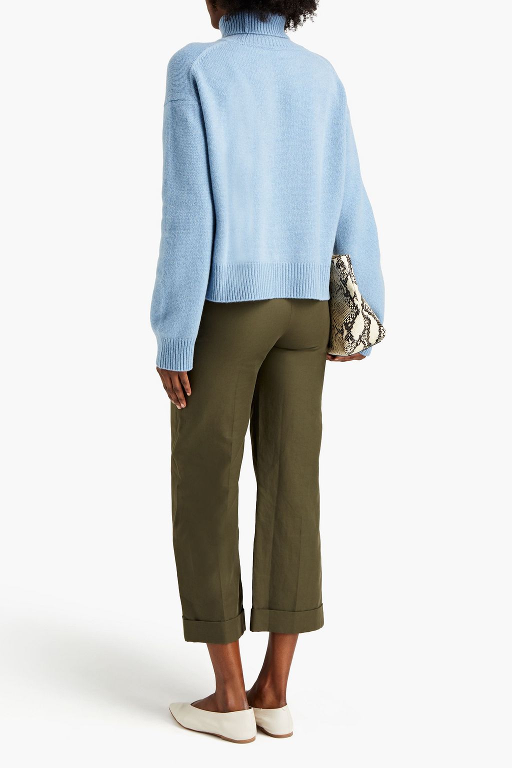 REJINA PYO Lyn cashmere and wool-blend turtleneck sweater