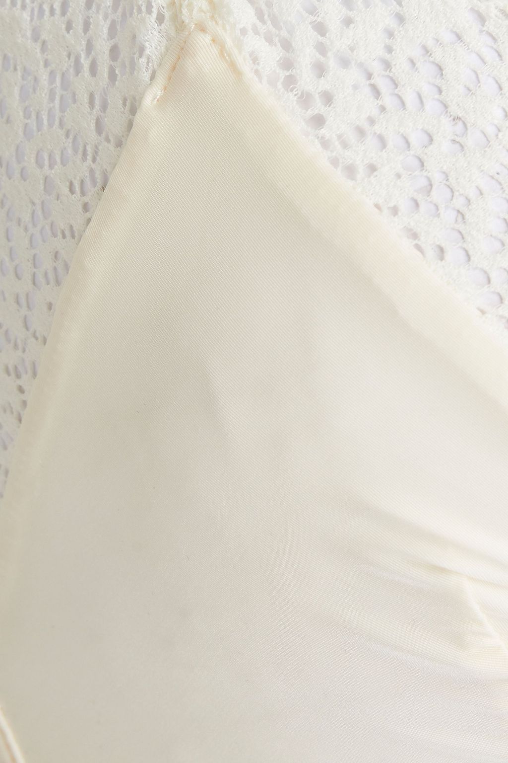 CALVIN KLEIN Lace-trimmed stretch-jersey triangle bra
