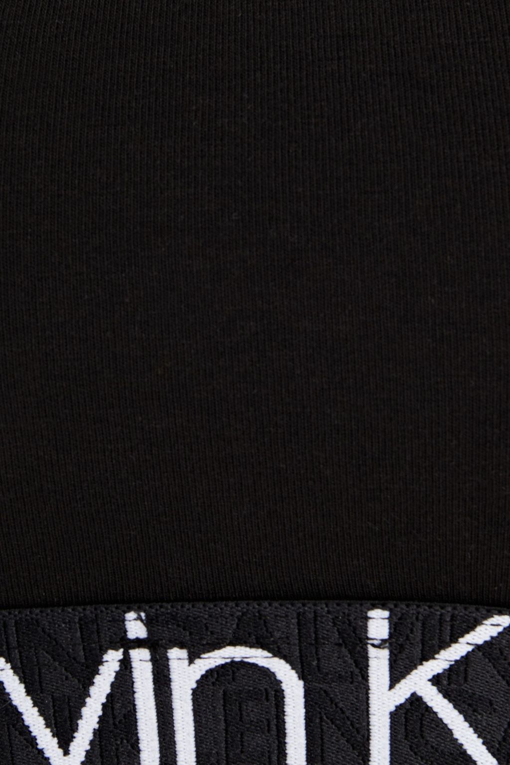 CALVIN KLEIN Cotton-blend jersey sports bra