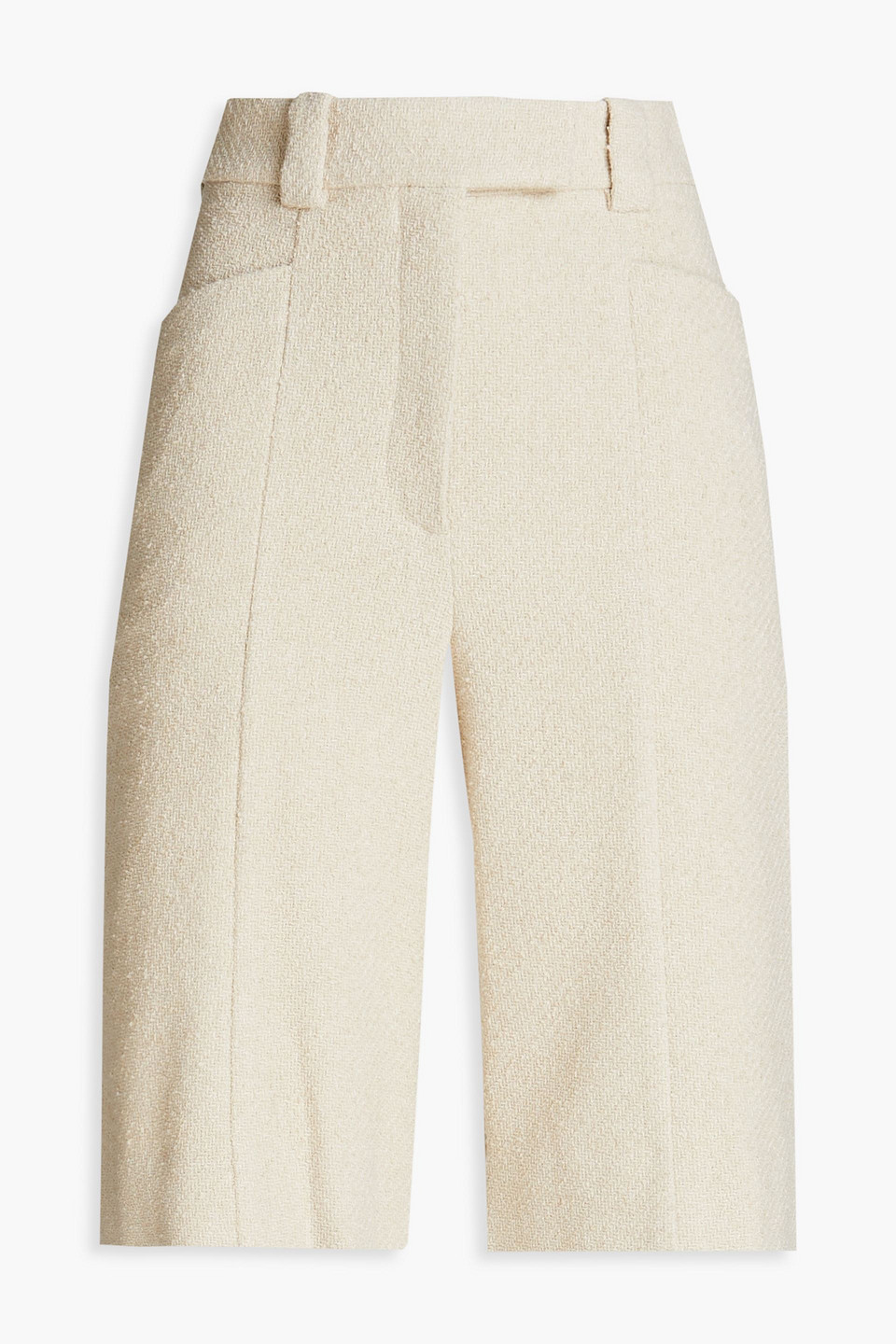 By Malene Birger Off-white Cimassi Shorts In 13a Cement