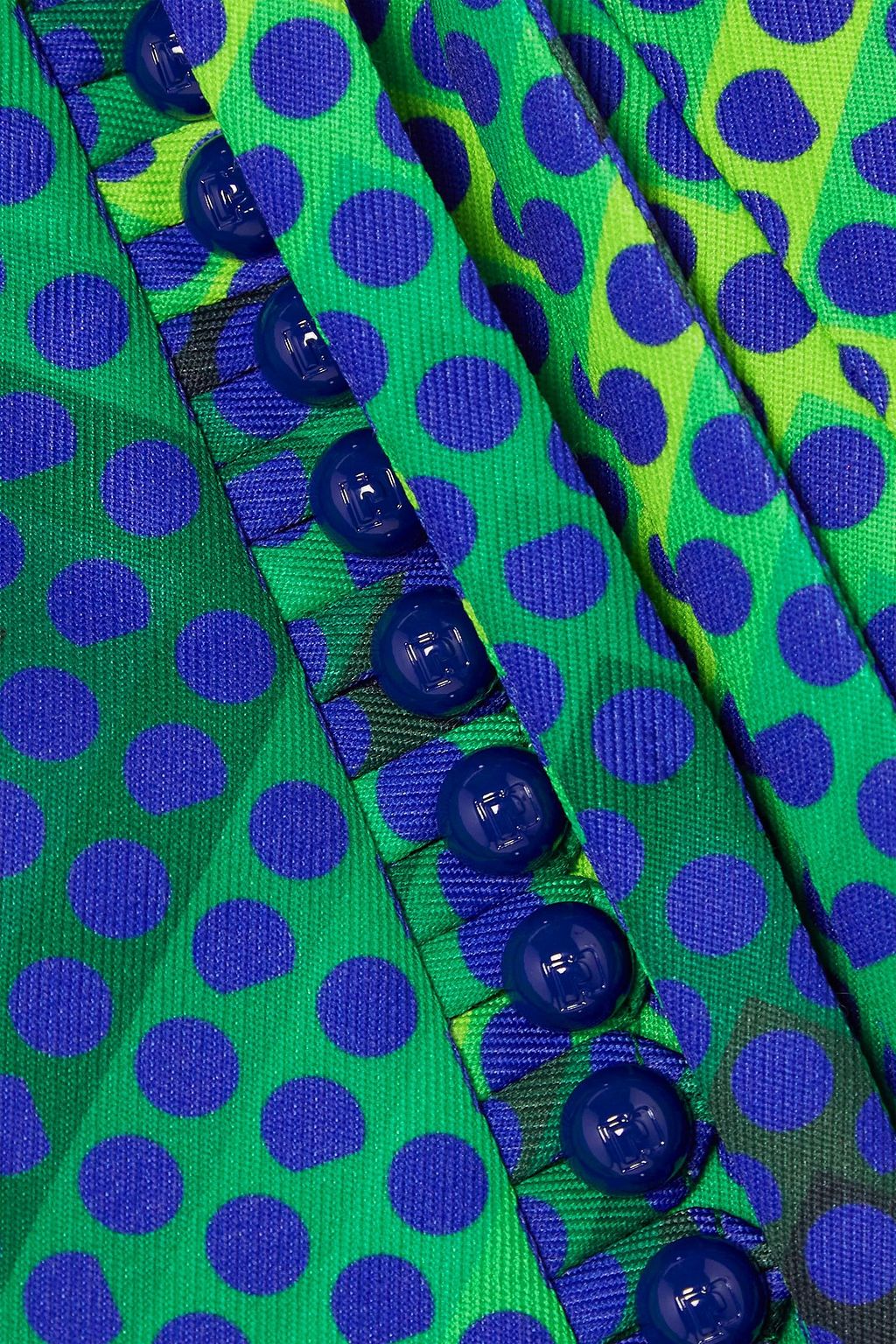 RABANNE Printed twill mini wrap skirt