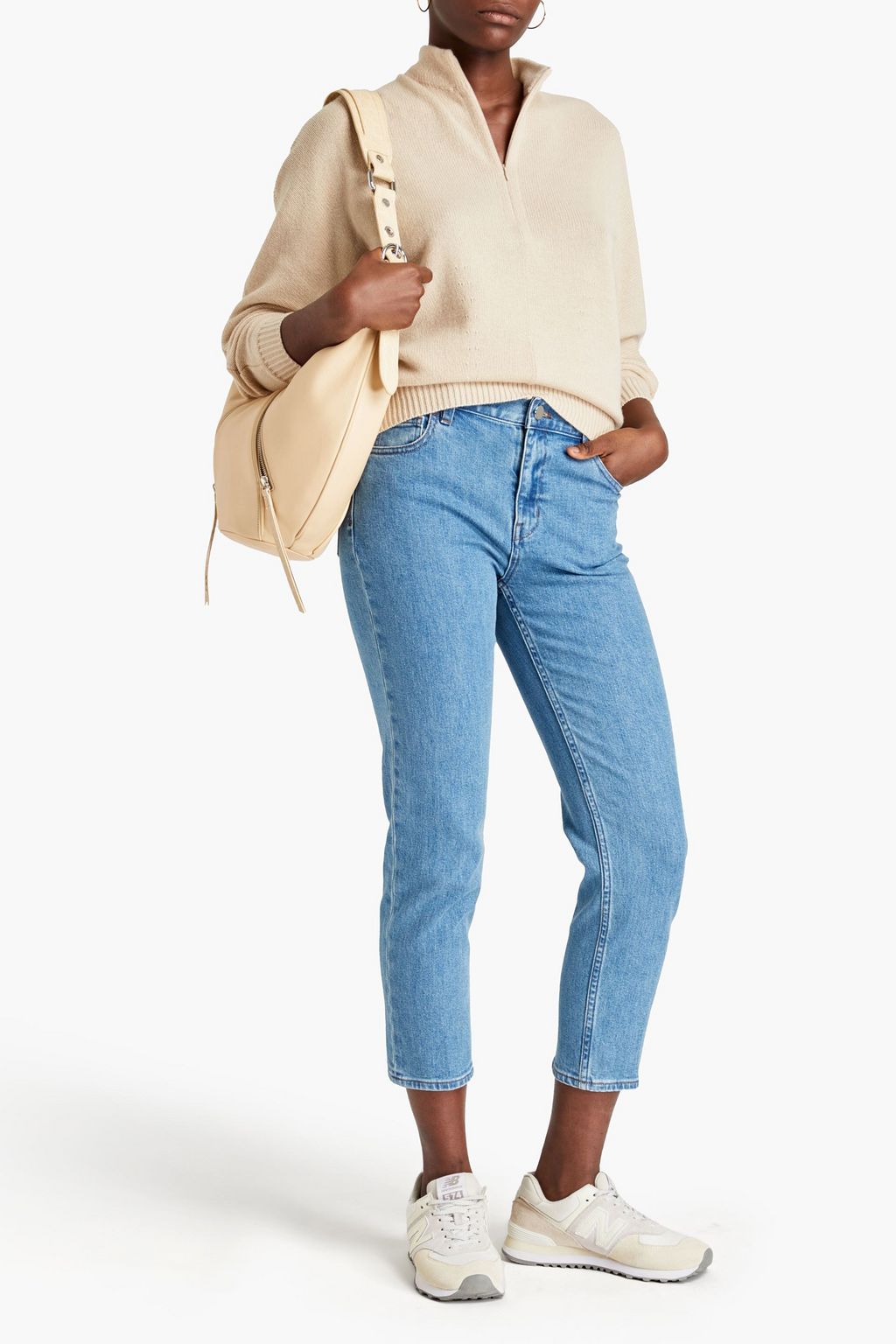 THEORY Treeca cropped high-rise slim-leg jeans