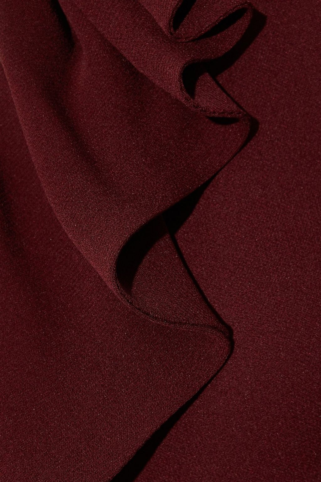 VALENTINO GARAVANI Ruffled silk-crepe midi dress